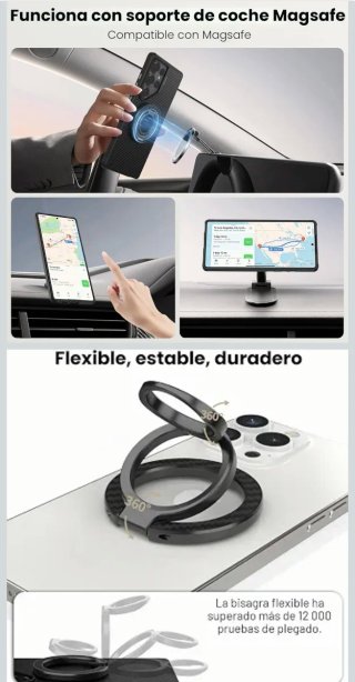 Soporte Anillo Magnético Nillkin Aramida