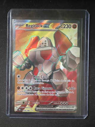 Regirock EX DRI 214/182 Carta Pokémon