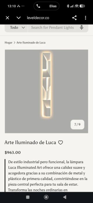 Aplique LED con Mando a Distancia