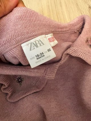 Conjunto Zara Jersey y Leggings 2 años