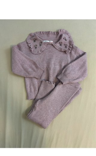 Conjunto Zara Jersey y Leggings 2 años