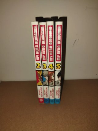 Lote de mangas My Hero Academia Vol. 2-5
