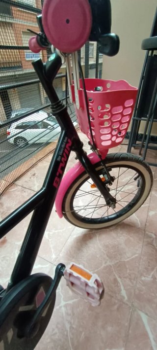 Bicicleta infantil 16 niña