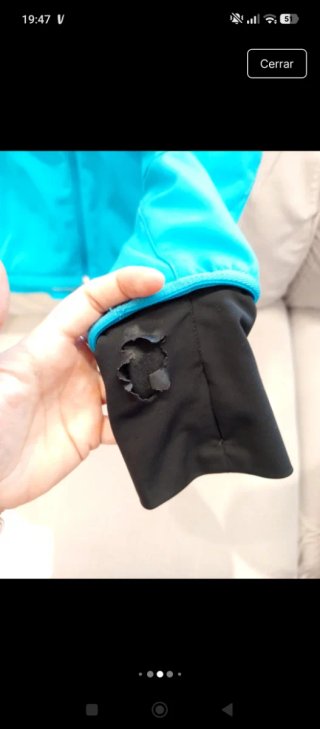 Abrigo Quechua Talla M Azul