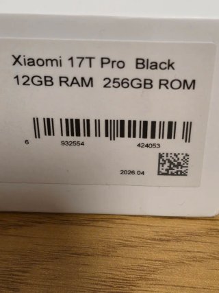 Xiaomi 17T Pro Negro 256GB