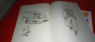 2 Libretas Coloreables Dragon Ball Años 90