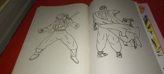 2 Libretas Coloreables Dragon Ball Años 90
