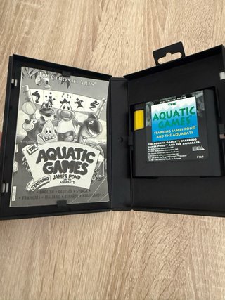 The Aquatic Games James Pond Mega Drive
