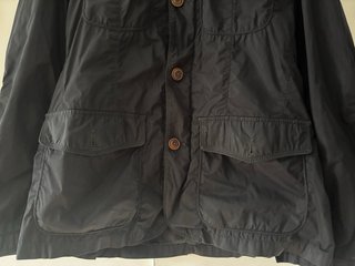 Chaquetón 3/4 Massimo Dutti Azul Marino