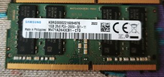 Módulo Memoria Samsung 16GB DDR4 2666MHz