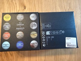 Omega x Swatch Mission to Saturn Marrón