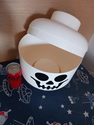 Contenedor Grande Lego Calavera
