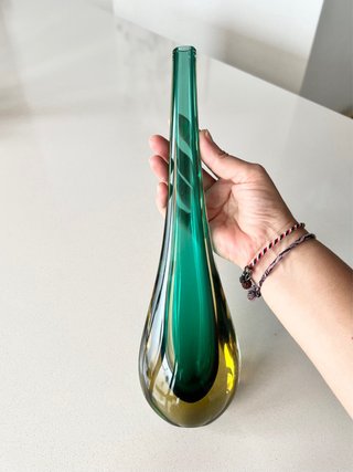 Jarrón Murano Flavio Poli 60s Sommerso