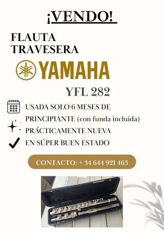 Flauta travesera YAMAHA YFL 282