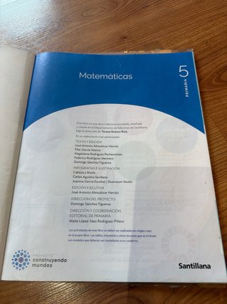 MATEMATICAS M LIGERA 5 PRIMARIA CONSTRUYENDO MU...