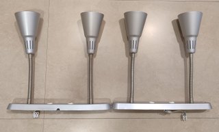 Lámparas de pared IKEA 2 focos aluminio