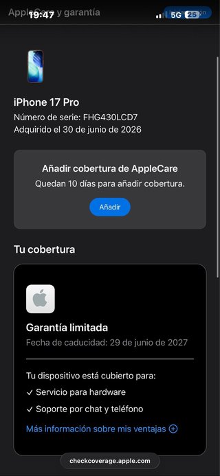 iPhone 17 Pro 256Gb NUEVO SOLO ACTIVADO GARANTÍA