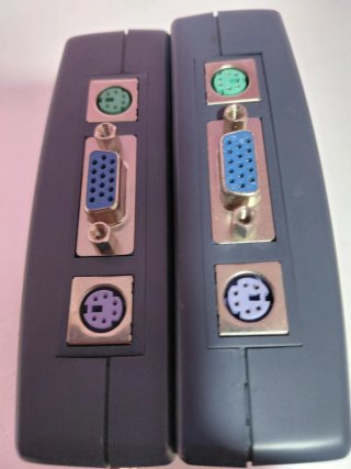 KVM CAT5 Extensor Switch Transmisor Receptor