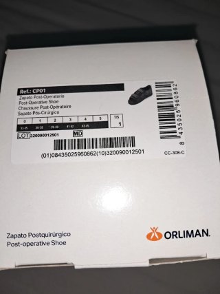 Zapato ortopedico  Orliman Talla S