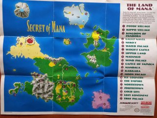 The Secret of Mana SNES Juego Completo (CIB)