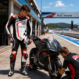 Traje de moto completo mujer