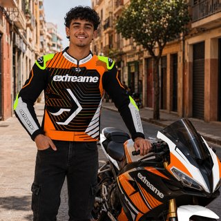 Traje de moto completo mujer
