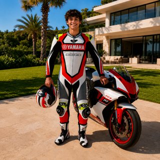 Traje de moto completo mujer