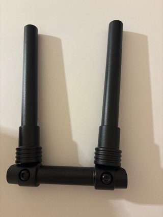 Manillar Plegable de Aluminio Negro (Patinete/Bici
