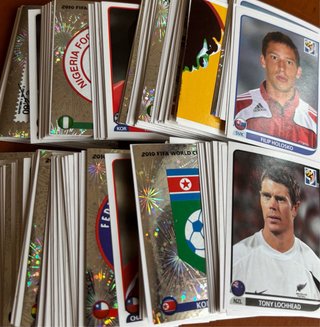 Lote de 280 Cromos Panini Mundial Sudáfrica 2010
