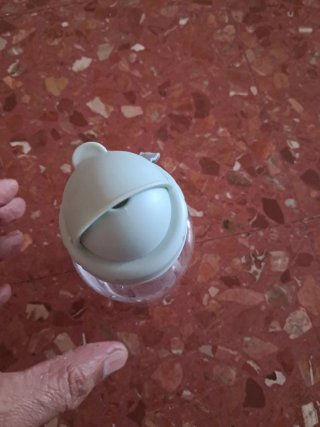 Botella de agua infantil con pajita