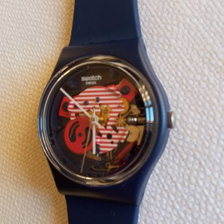 Reloj Swatch Gent Porticciolo Azul/Rojo