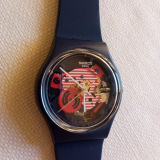 Reloj Swatch Gent Porticciolo Azul/Rojo