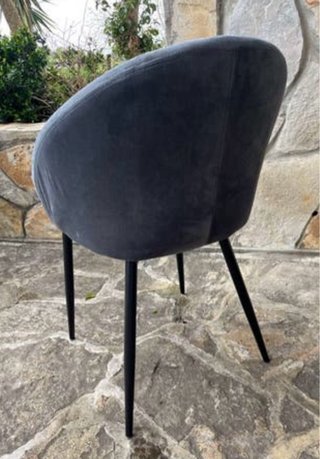 4 Sillas Comedor Terciopelo NUEVAS