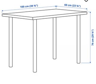 Mesa escritorio blanca Ikea