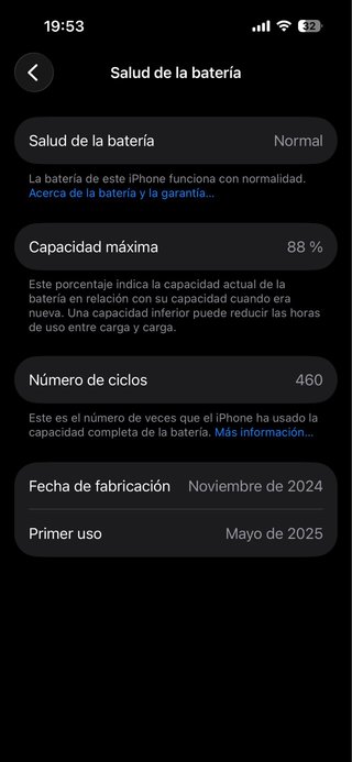 iPhone 15 128GB Azul - Como Nuevo
