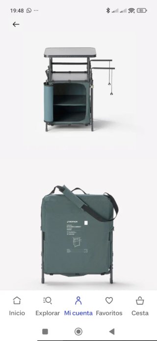 Mueble Cocina Quechua S Plegable