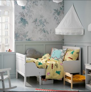 Cama infantil blanca IKEA