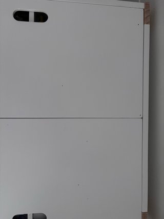Mesa y 2 sillas infantiles madera blanca