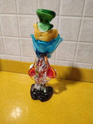 Payaso de cristal decorativo