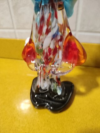 Payaso de cristal decorativo