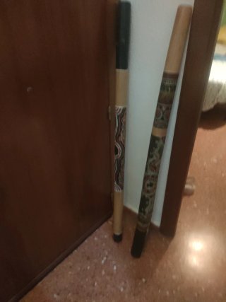 Didgeridoo artesanal decorado