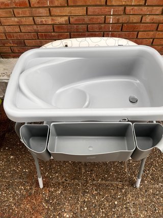 Bañera para bebé con soporte