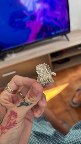 Anillo Águila Plata 925 16g