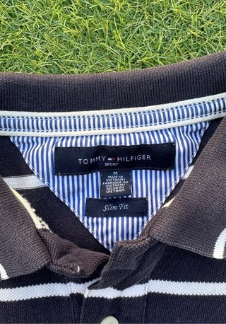 Polo Tommy Hilfiger Slim Fit Rayas M