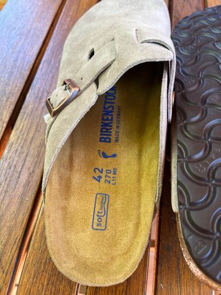 Birkenstock Boston Talla 42 Beige