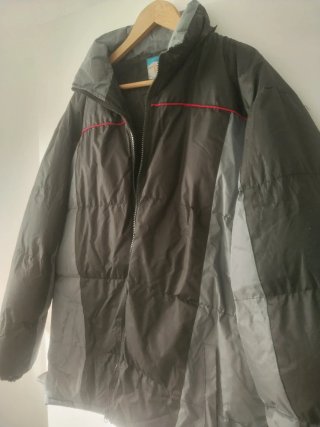 Abrigo TALLINO hombre negro y gris