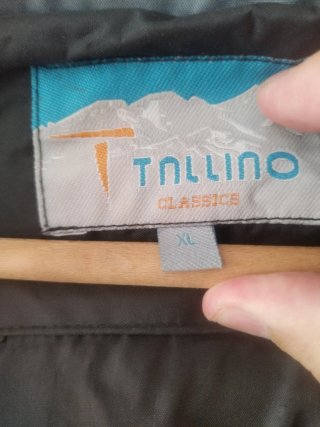 Abrigo TALLINO hombre negro y gris