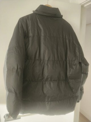 Abrigo TALLINO hombre negro y gris