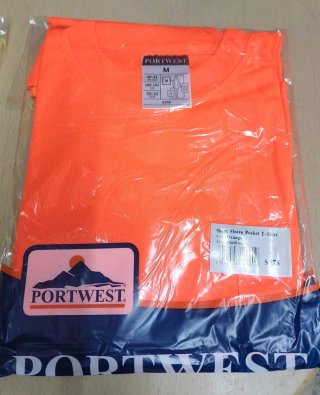 2 Camisetas Portwest Talla XXL Reflectantes