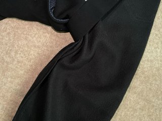 Pantalón chándal negro rayas blancas